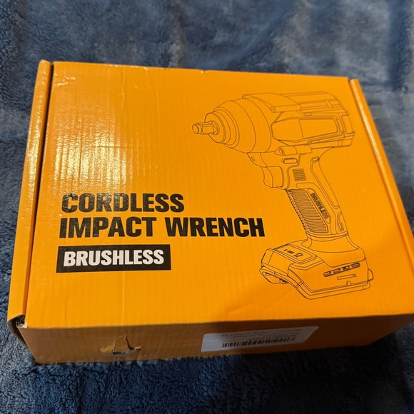 Cordless Brushless Impact‎ Wrench 12 Inch Drive 600 Ft Lbs Torque For Automotive - Picture 8 of 12